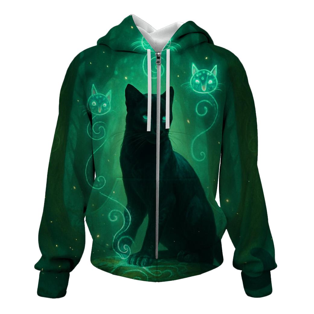 Mystic Rune Forest Panther hoodie trends