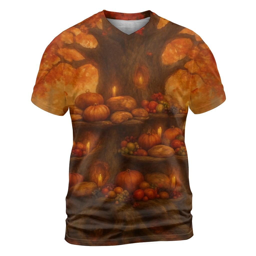 Enchanted Maple Tree Of Plenty creative print fashion shirts