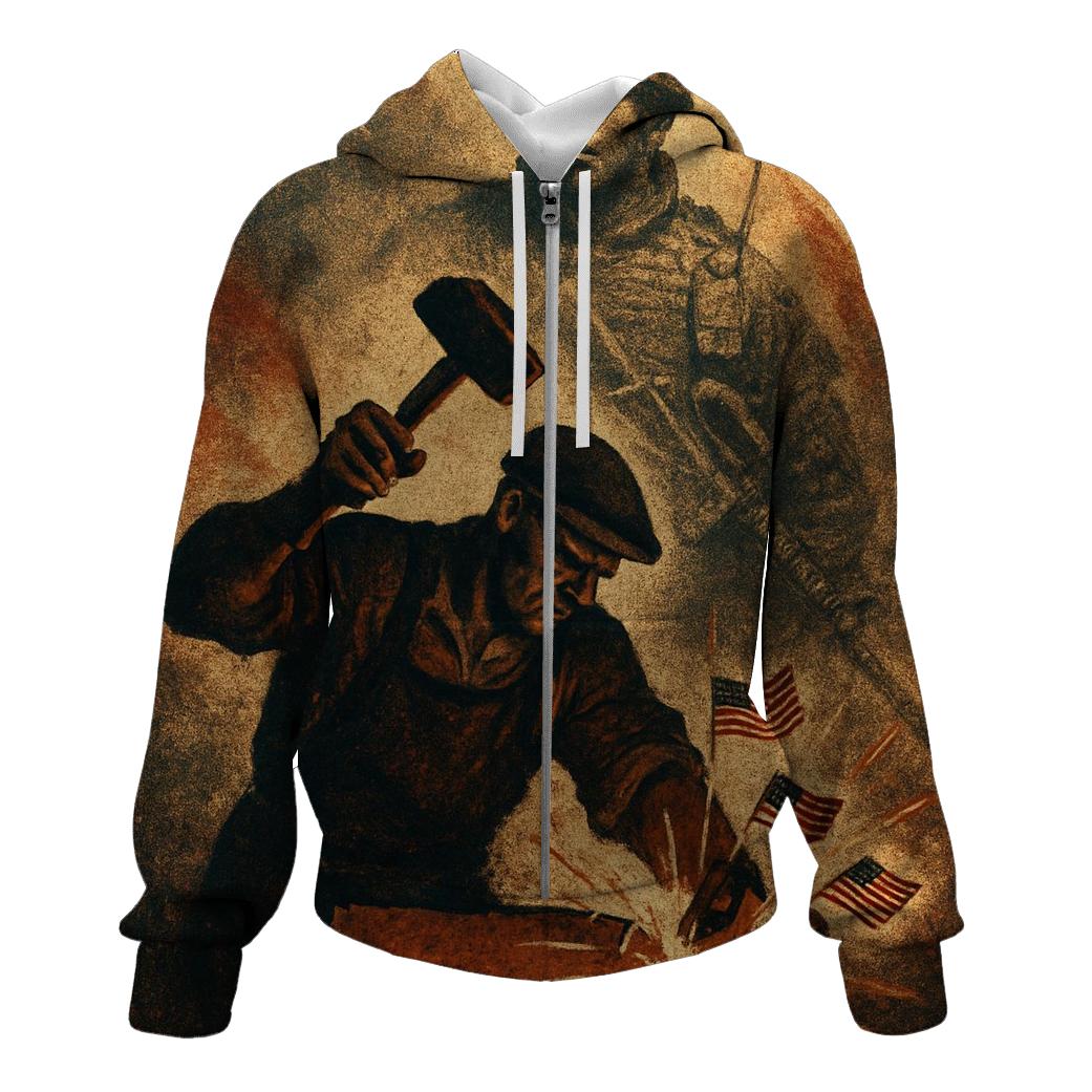 Forged In Fire And Freedom hoodie designs