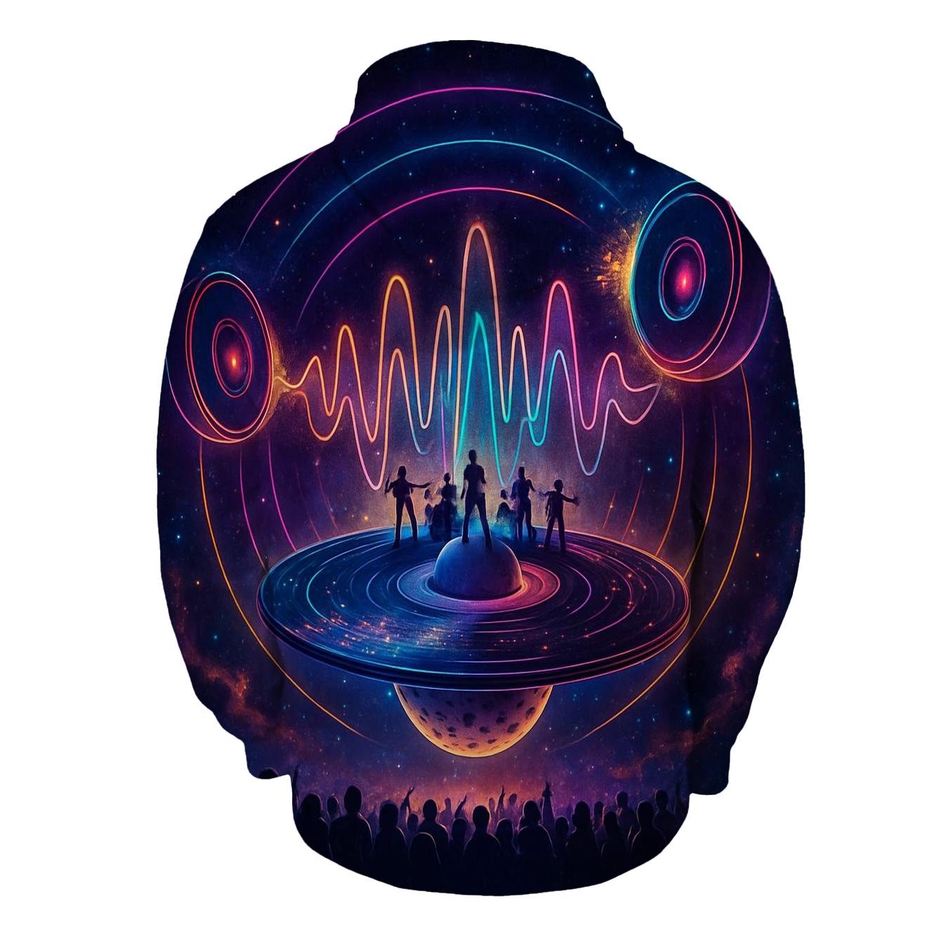 Orbiting Music Sanctuary lightweight hoodies