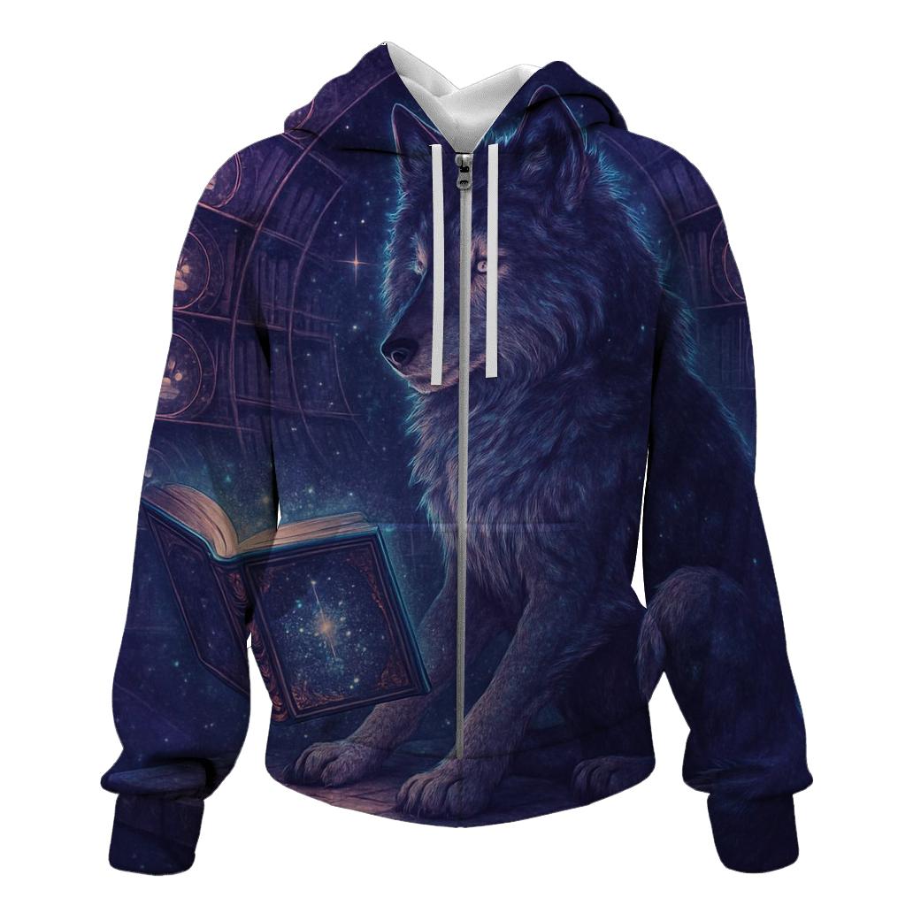Astral Library Wolf Sage custom hoodies