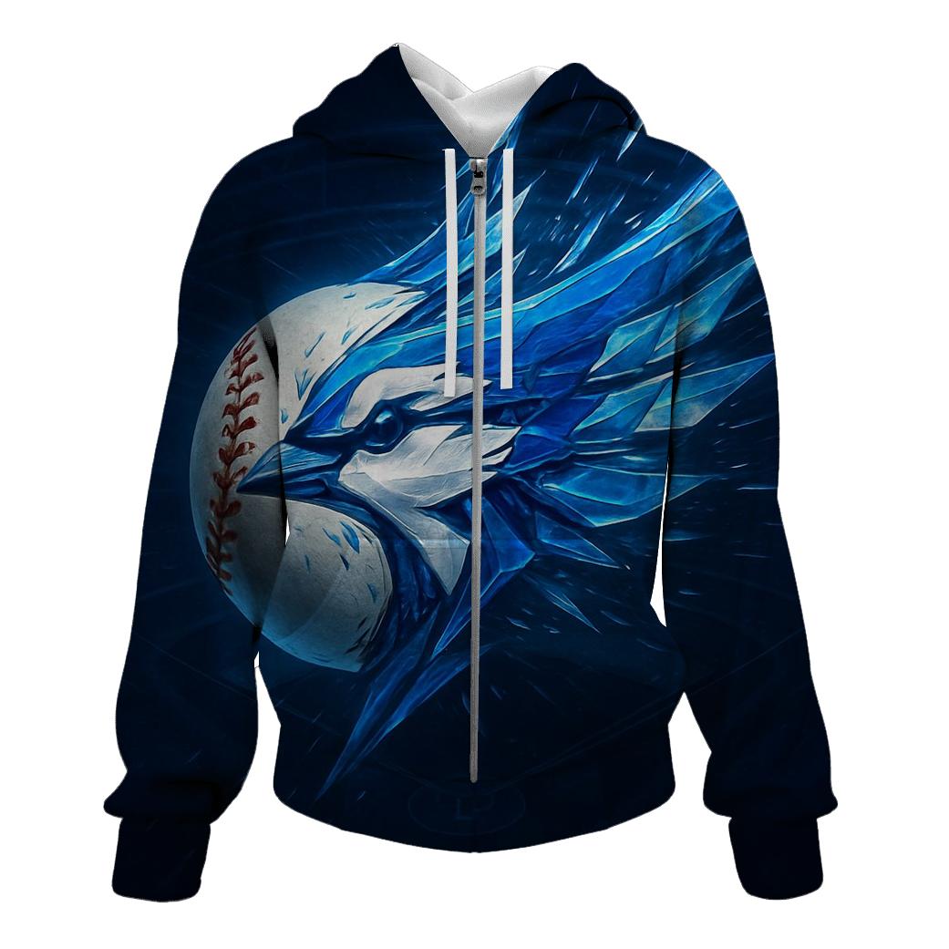 Feather Forged Velocity In Blue Jays Fusion custom hoodies