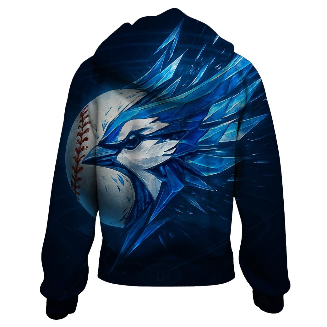 Feather Forged Velocity In Blue Jays Fusion custom hoodies