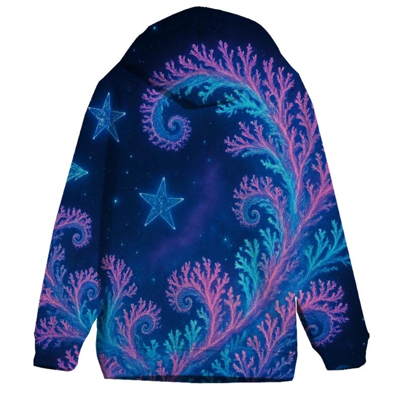 Celestial Coral Reef Galaxy hoodie styles