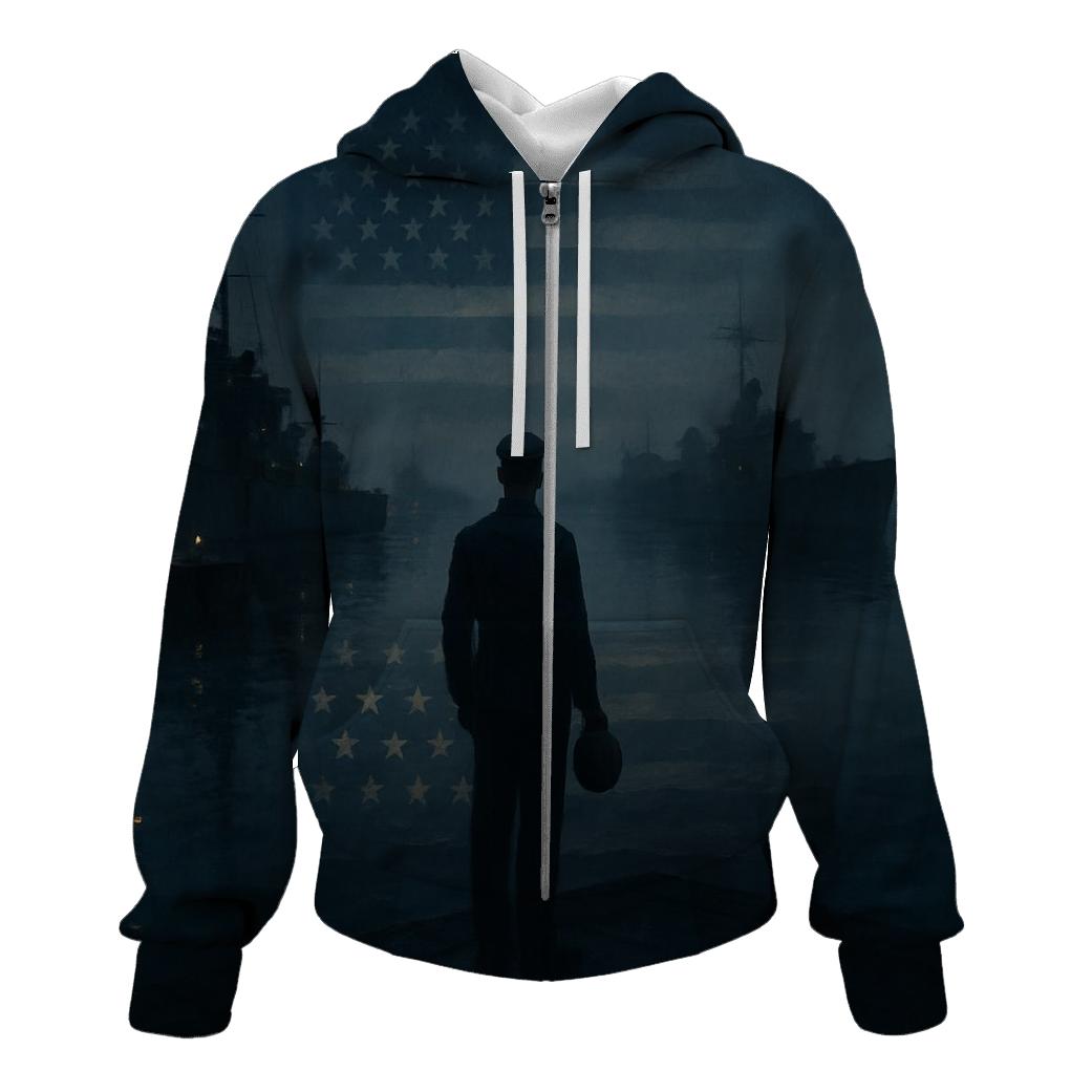 Harbor Of Heroes At Eternal Dusk heavyweight hoodies