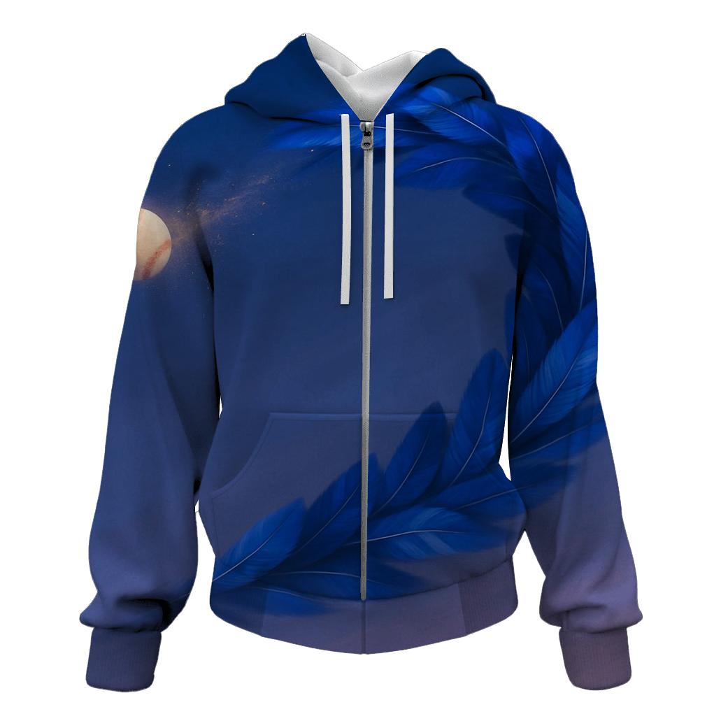 Feather Arc Pulse Of Blue Jays Power pullover hoodies
