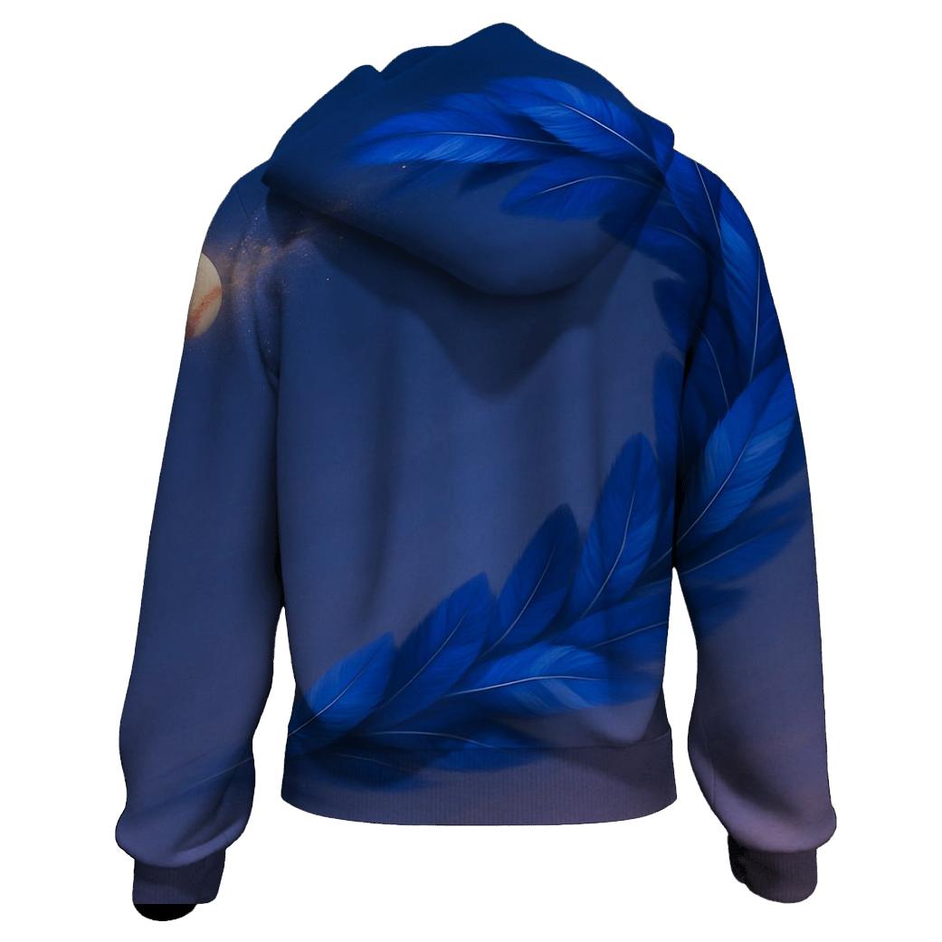 Feather Arc Pulse Of Blue Jays Power pullover hoodies