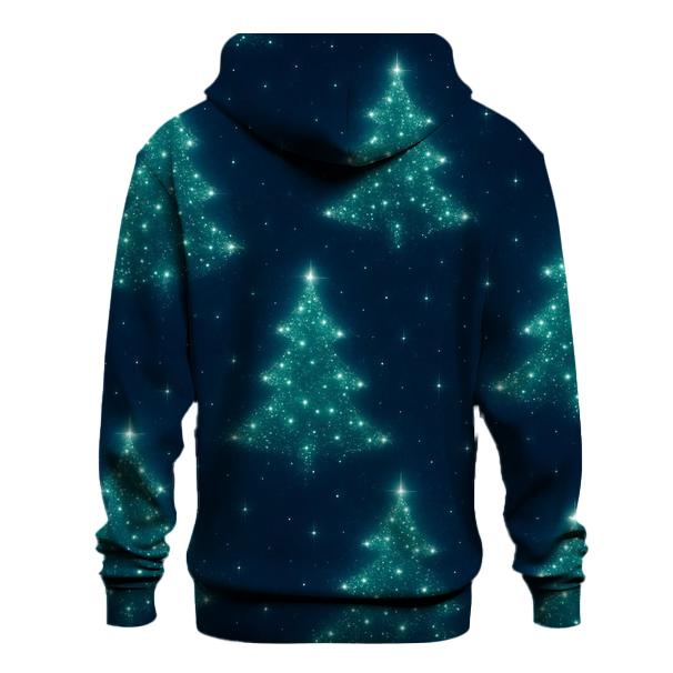 Emerald Christmas Tree Constellation Pattern lightweight hoodies