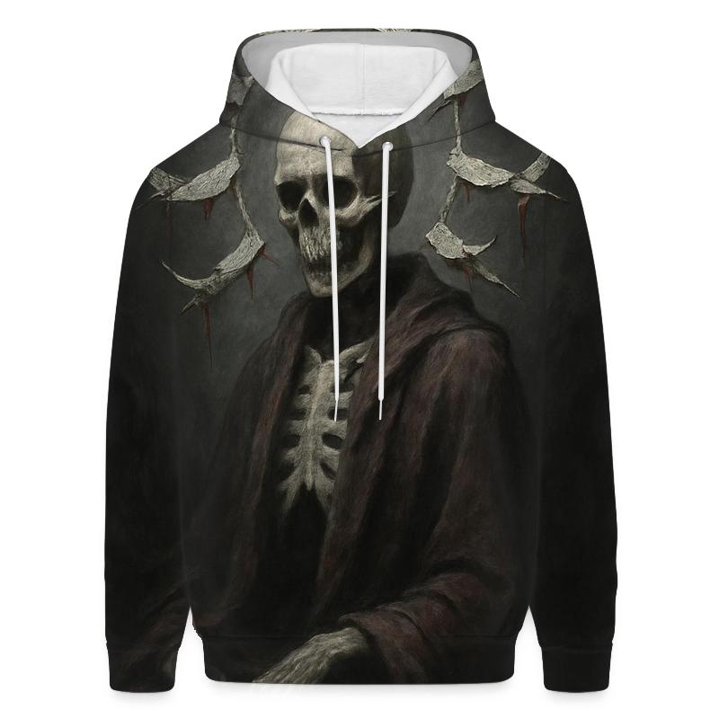 Crowned By Broken Halos zip-up hoodies