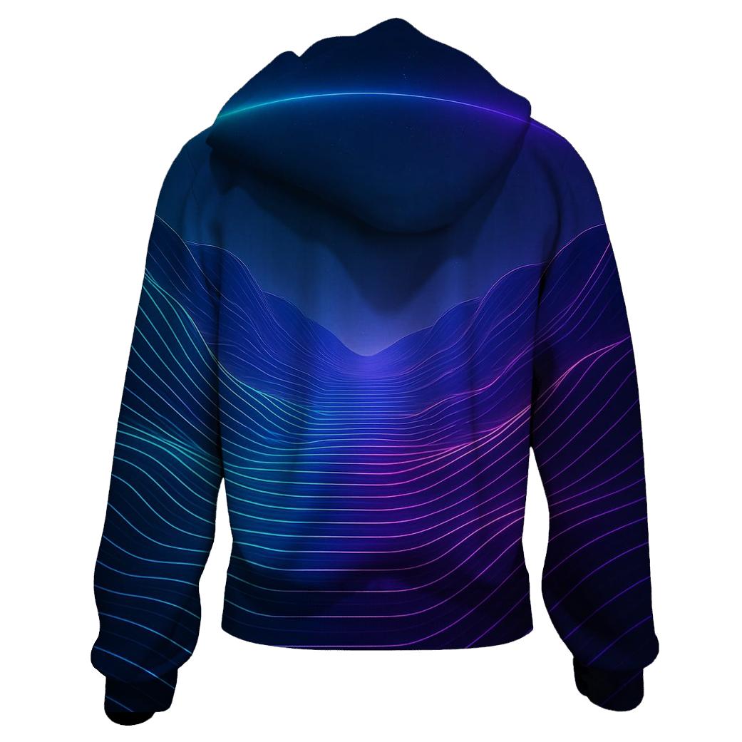 Aurora Circuit Gradient hoodie styles