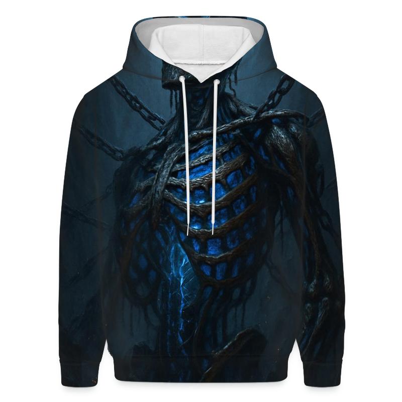 Chained Titan Of The Abyss embroidered hoodies