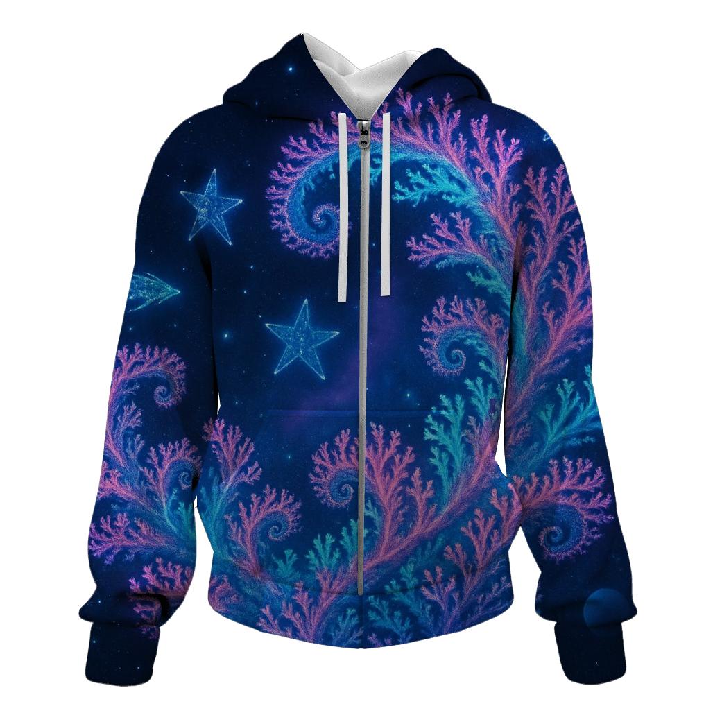 Celestial Coral Reef Galaxy hoodie styles