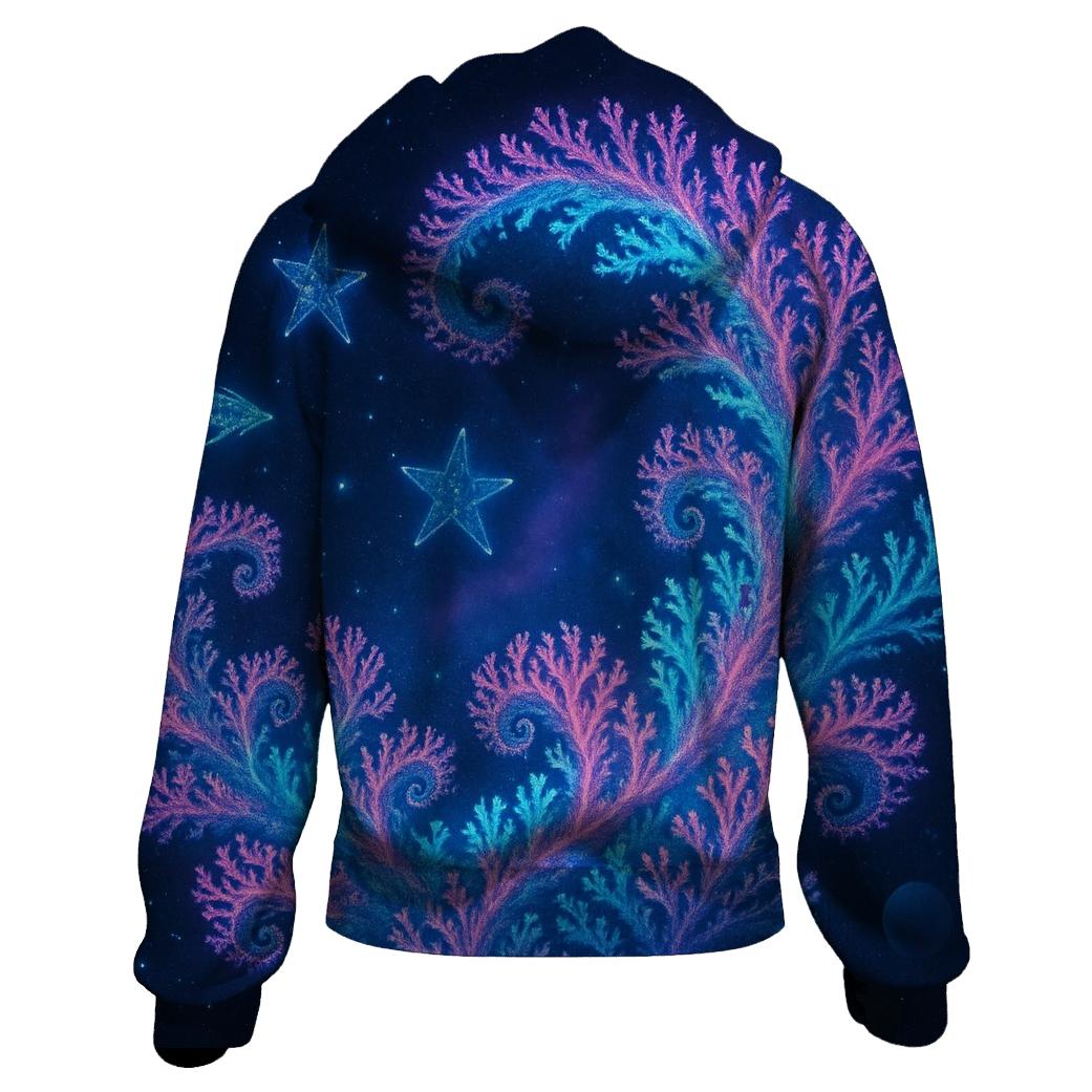 Celestial Coral Reef Galaxy hoodie styles