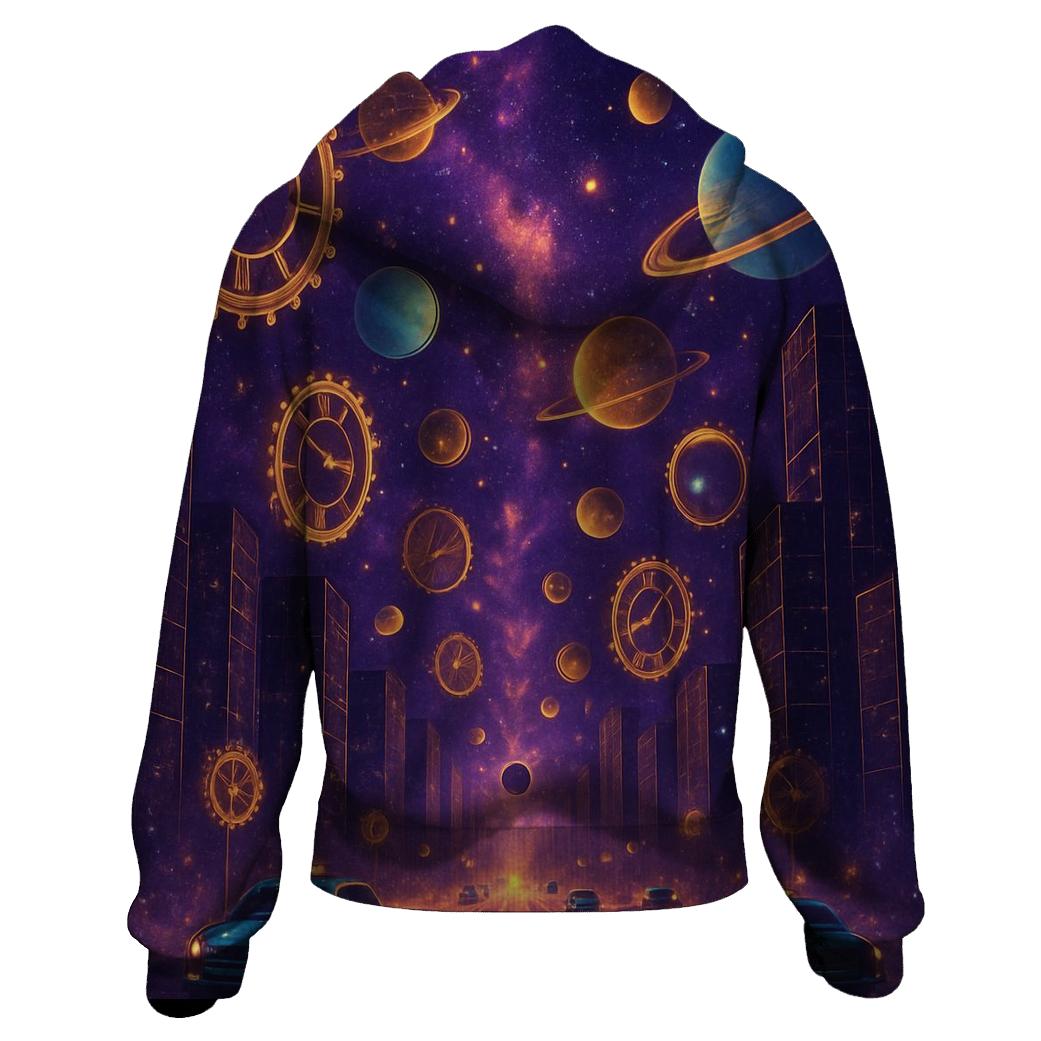 Astral Clockwork Boulevard embroidered hoodies