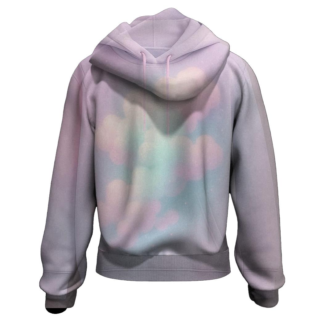 Pastel Dream Cloud Gradient premium hoodies