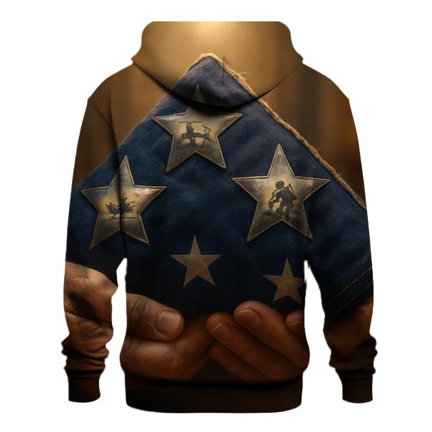 Legacy In The Folded Stars printed hoodies
