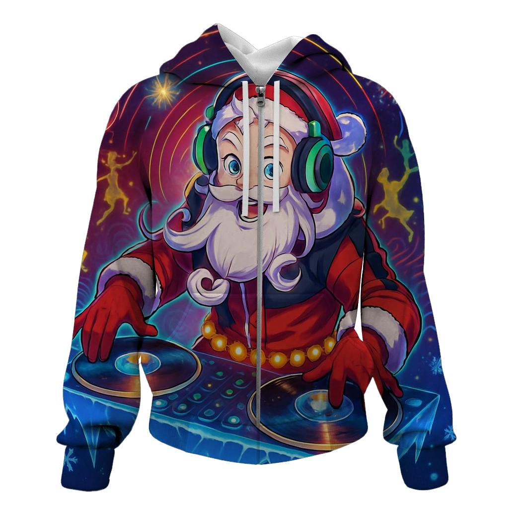 Supernova DJ Santa heavyweight hoodies