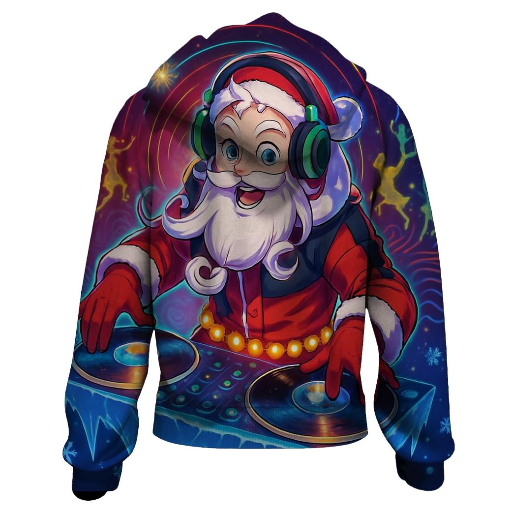 Supernova DJ Santa heavyweight hoodies