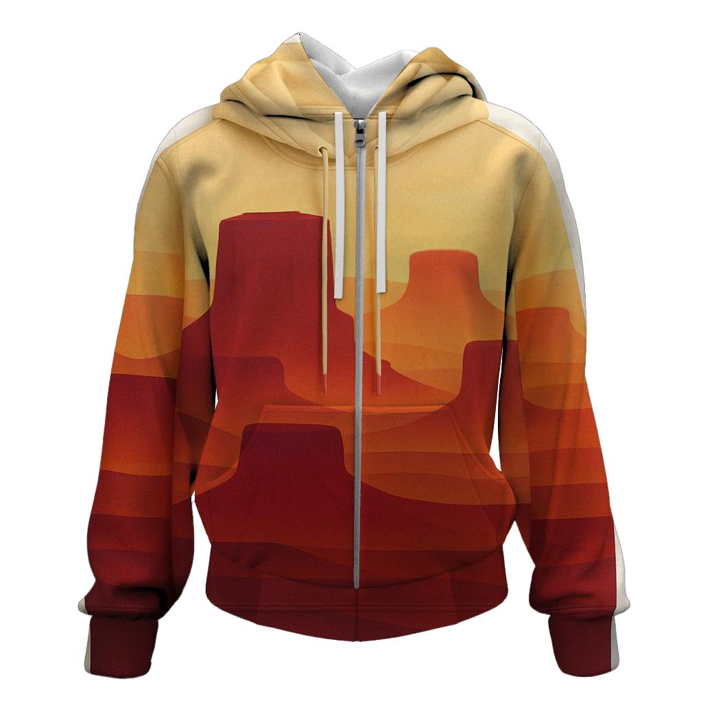Sunrise Mesa Gradient hoodie trends