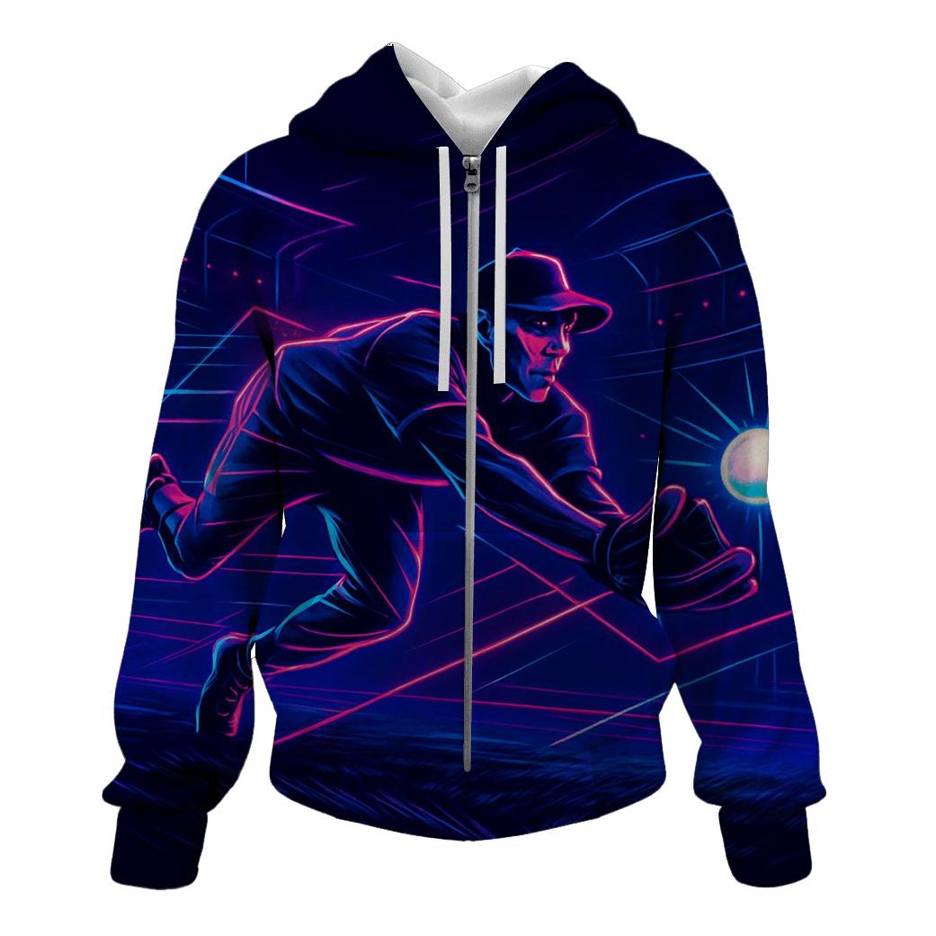 Neon Night Outfield Chase pullover hoodies