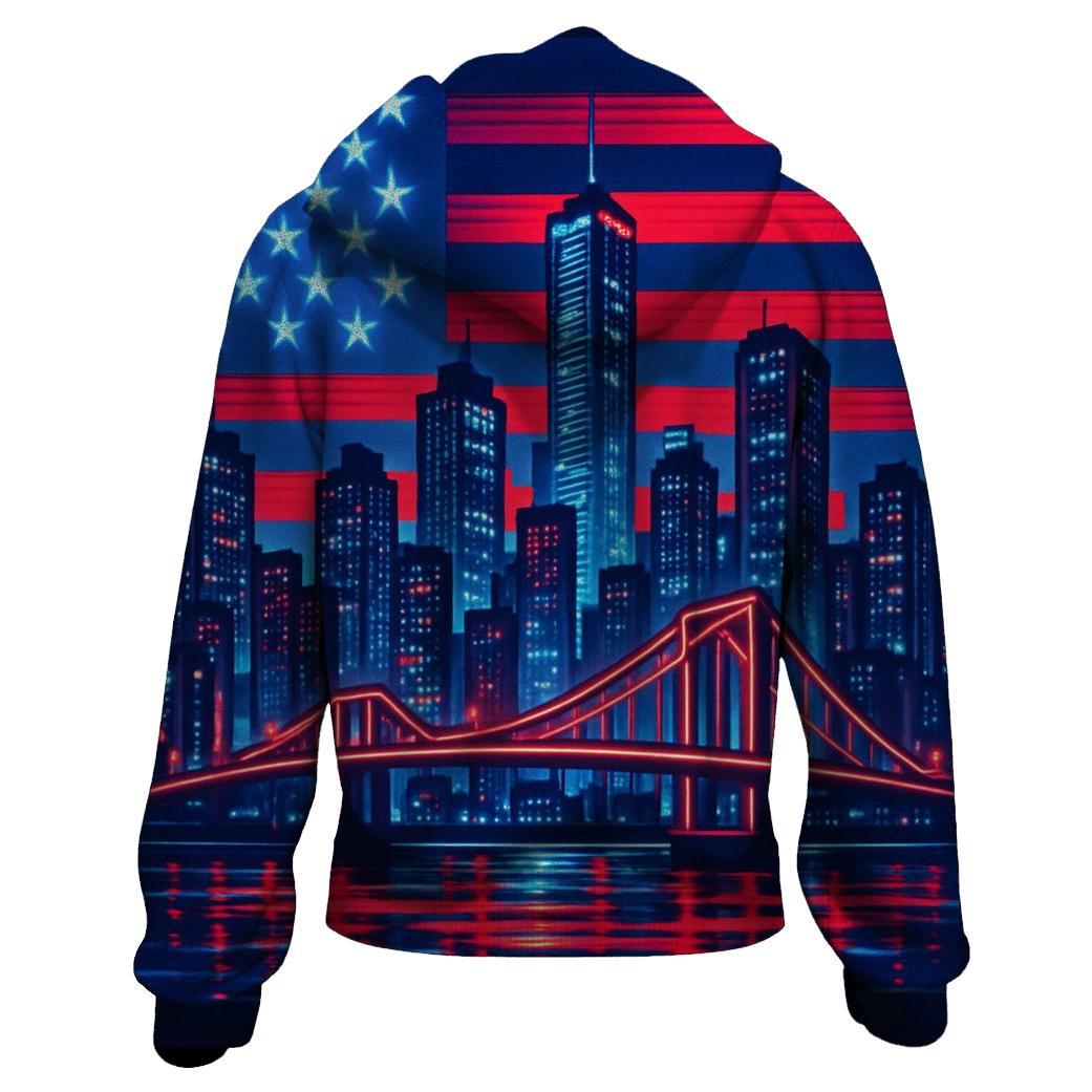 Cyber Harbor Radiance lightweight hoodies