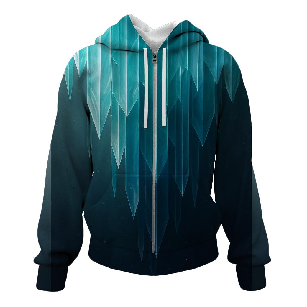 Crystal Veil Gradient hoodies fashion