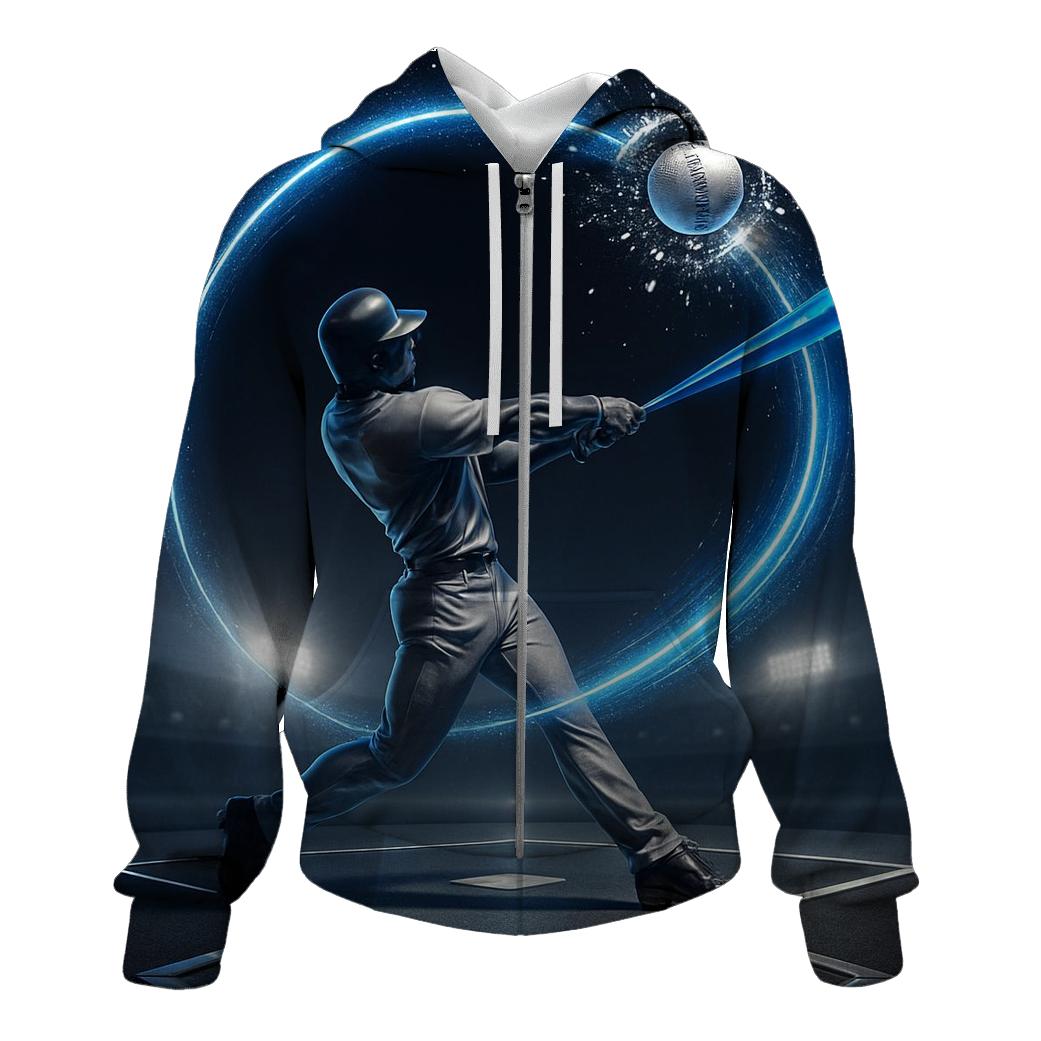 Halo Of The Home Run Arc zip-up hoodies