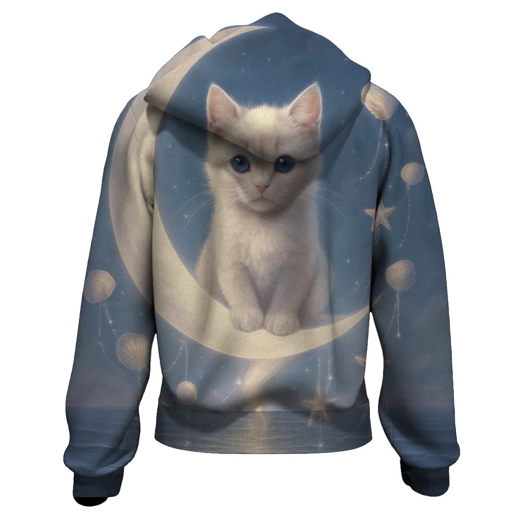 Lunar Tide Shell Whisper Cat heavyweight hoodies