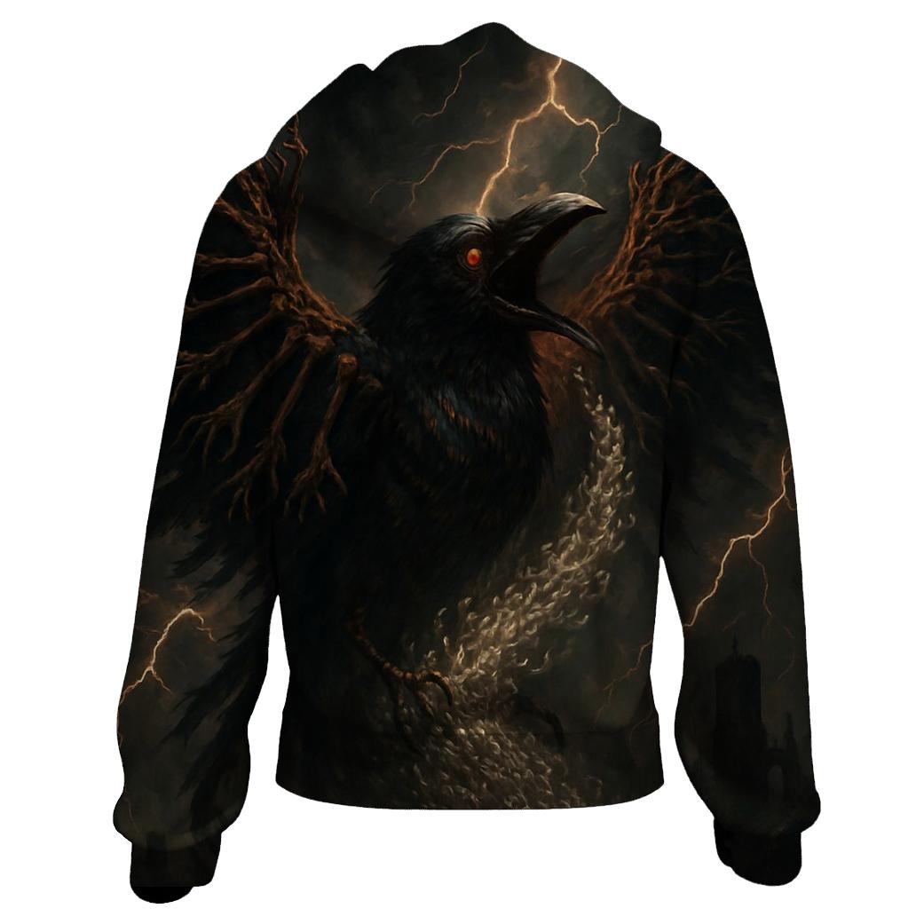 Raven Harvester Of Souls premium hoodies