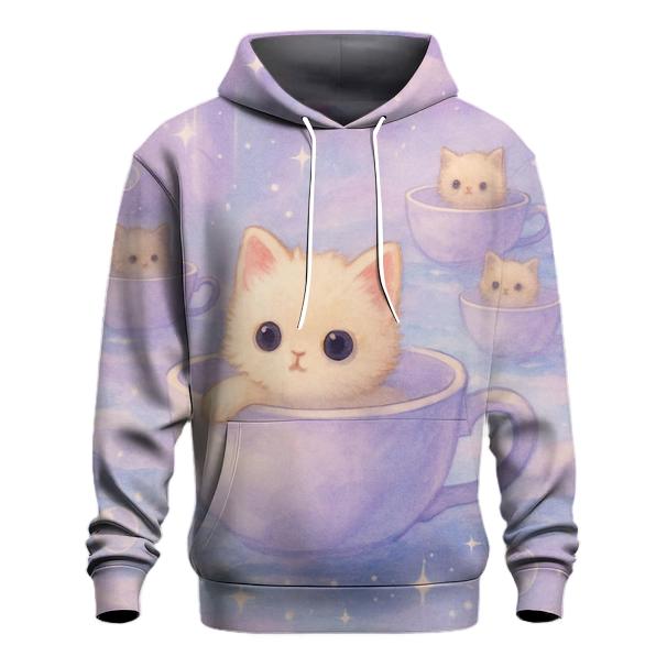Starlit Teacup Cat Harbor heavyweight hoodies