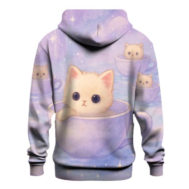 Starlit Teacup Cat Harbor heavyweight hoodies