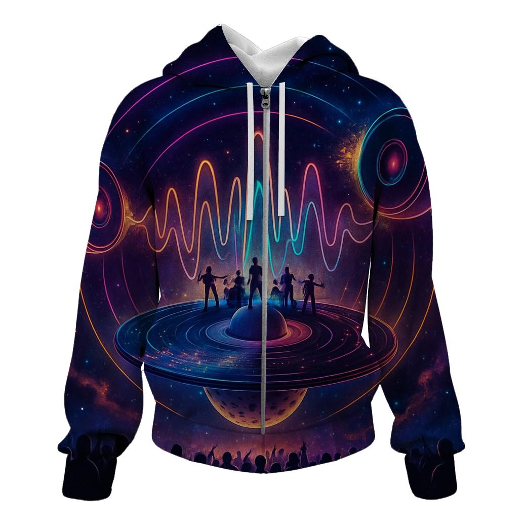 Orbiting Music Sanctuary hoodie styles