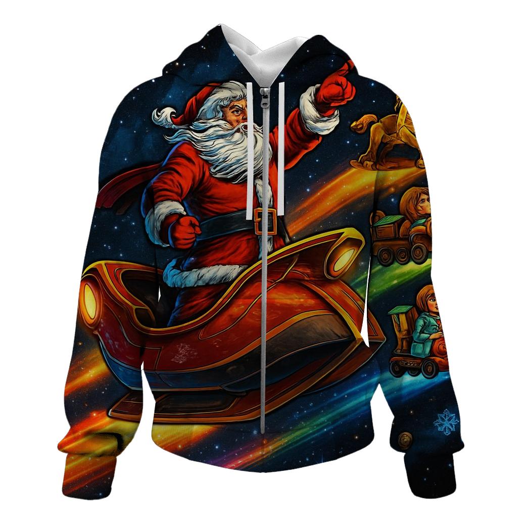 Interstellar Toy Parade Santa lightweight hoodies