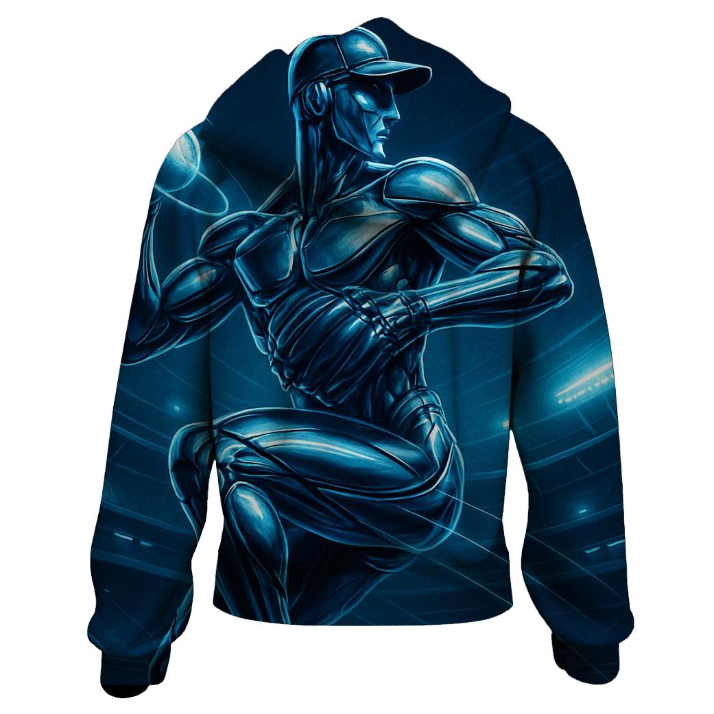 Chromed Out Windup Machine zip-up hoodies