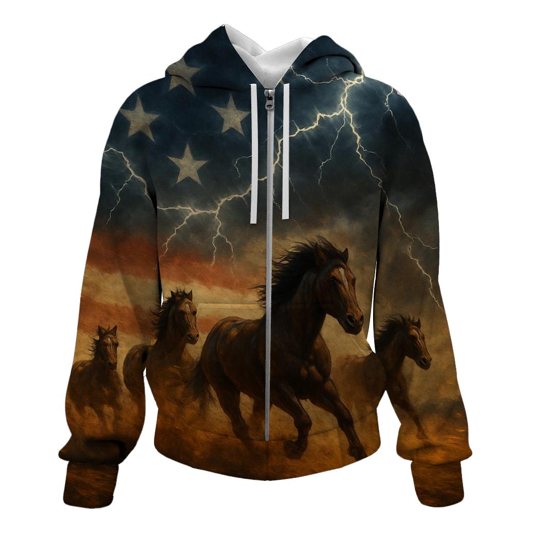 Frontier Thunder Run pullover hoodies