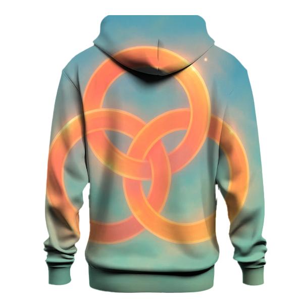 Prismatic Echo Gradient zip-up hoodies