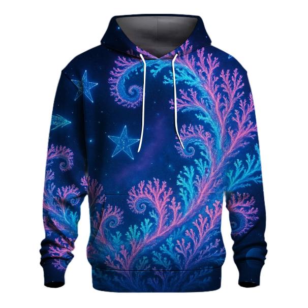 Celestial Coral Reef Galaxy custom hoodies