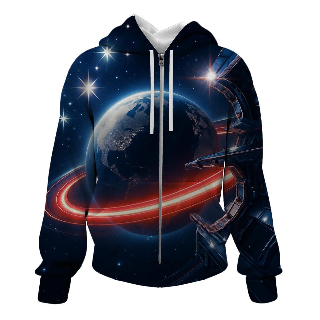 Orbital Foundry Banner designer hoodies