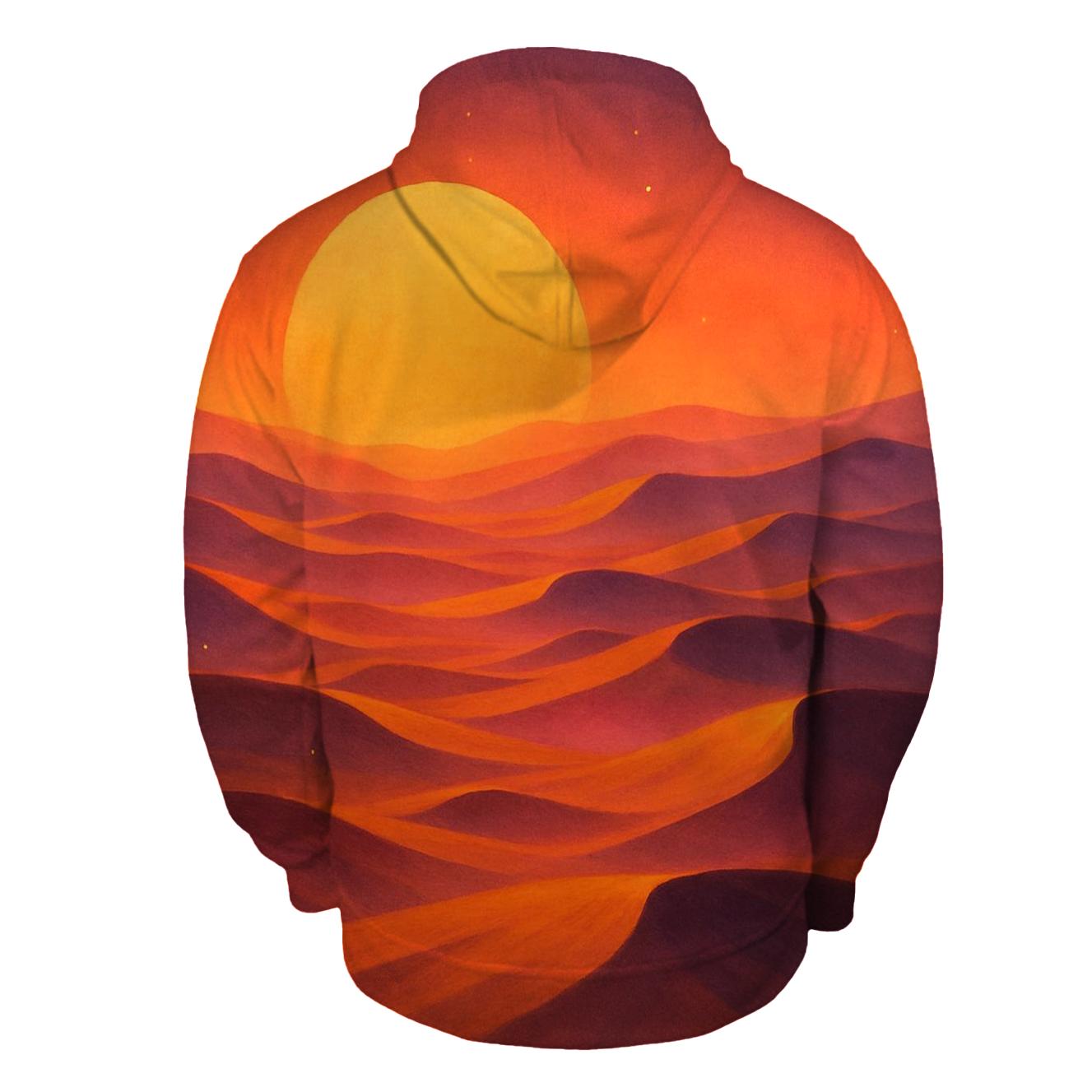 Celestial Dunes At Emberfall embroidered hoodies