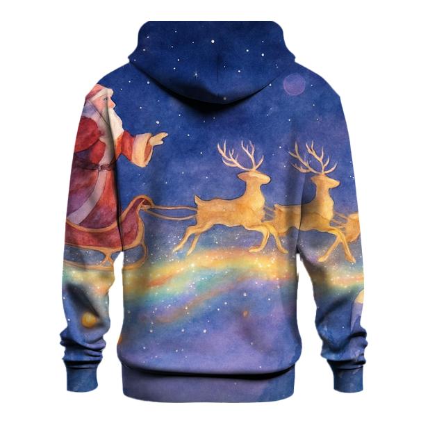 Galactic Sleigh River Crossing custom hoodies