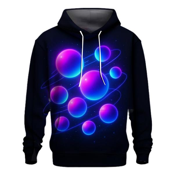 Neon Orbit Gradient hoodies fashion