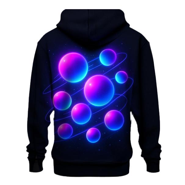 Neon Orbit Gradient hoodies fashion