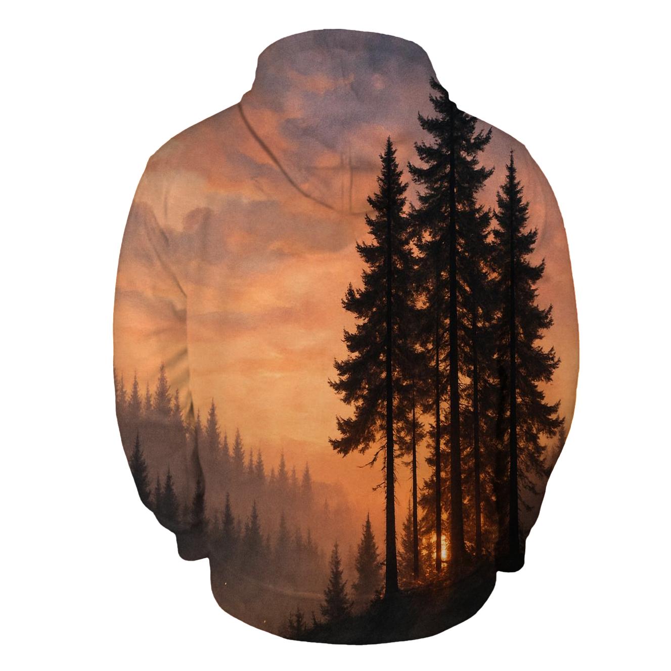 Whispering Pines In Ember Mist hoodie trends