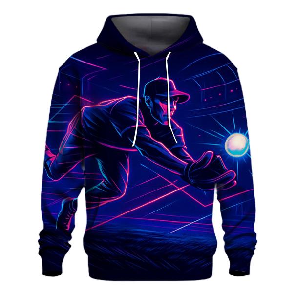 Neon Night Outfield Chase zip-up hoodies