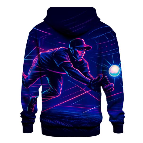 Neon Night Outfield Chase zip-up hoodies