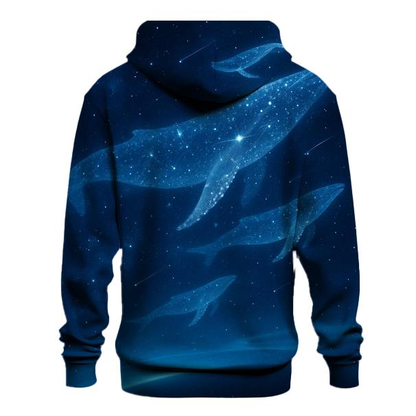 Celestial Whale Migration lightweight hoodies