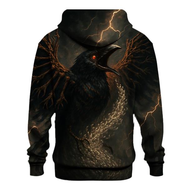 Raven Harvester Of Souls embroidered hoodies