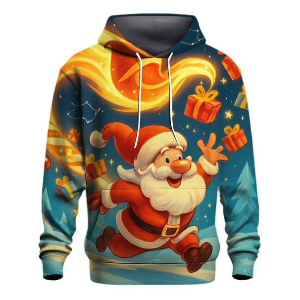 Polar Comet Trail Santa zip-up hoodies