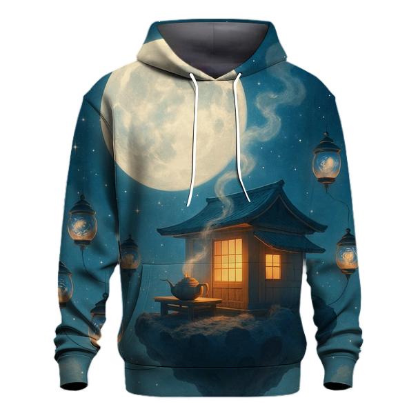 Moonlit Cosmic Tea House hoodie styles