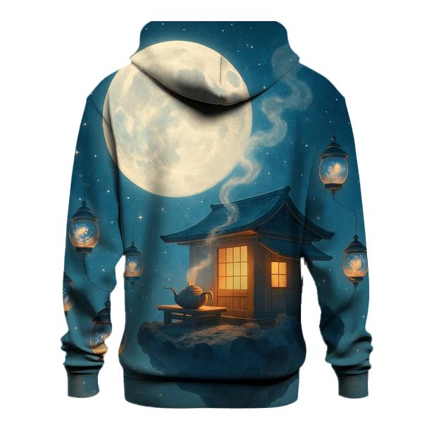 Moonlit Cosmic Tea House hoodie styles